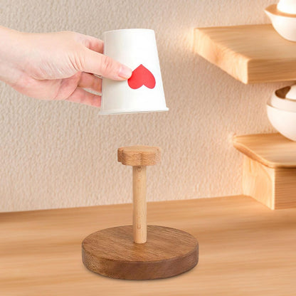 ya 25 Cup Holder Stability Paper Cup Storage Rack for Bedside Restaurant Kitchen