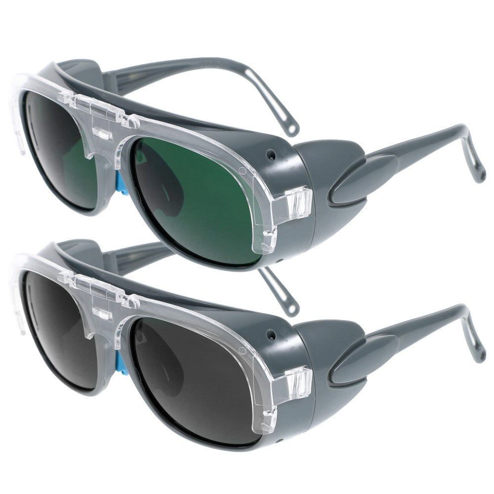 ya 1 7.13 2 Pcs Dust-proof and Splash-proof Welding Glasses Goggles