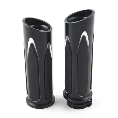 ya 5 8.7 Handlebar Hand Grips Pair Fit for Harley Touring Road Electra Glide Softail Breakout