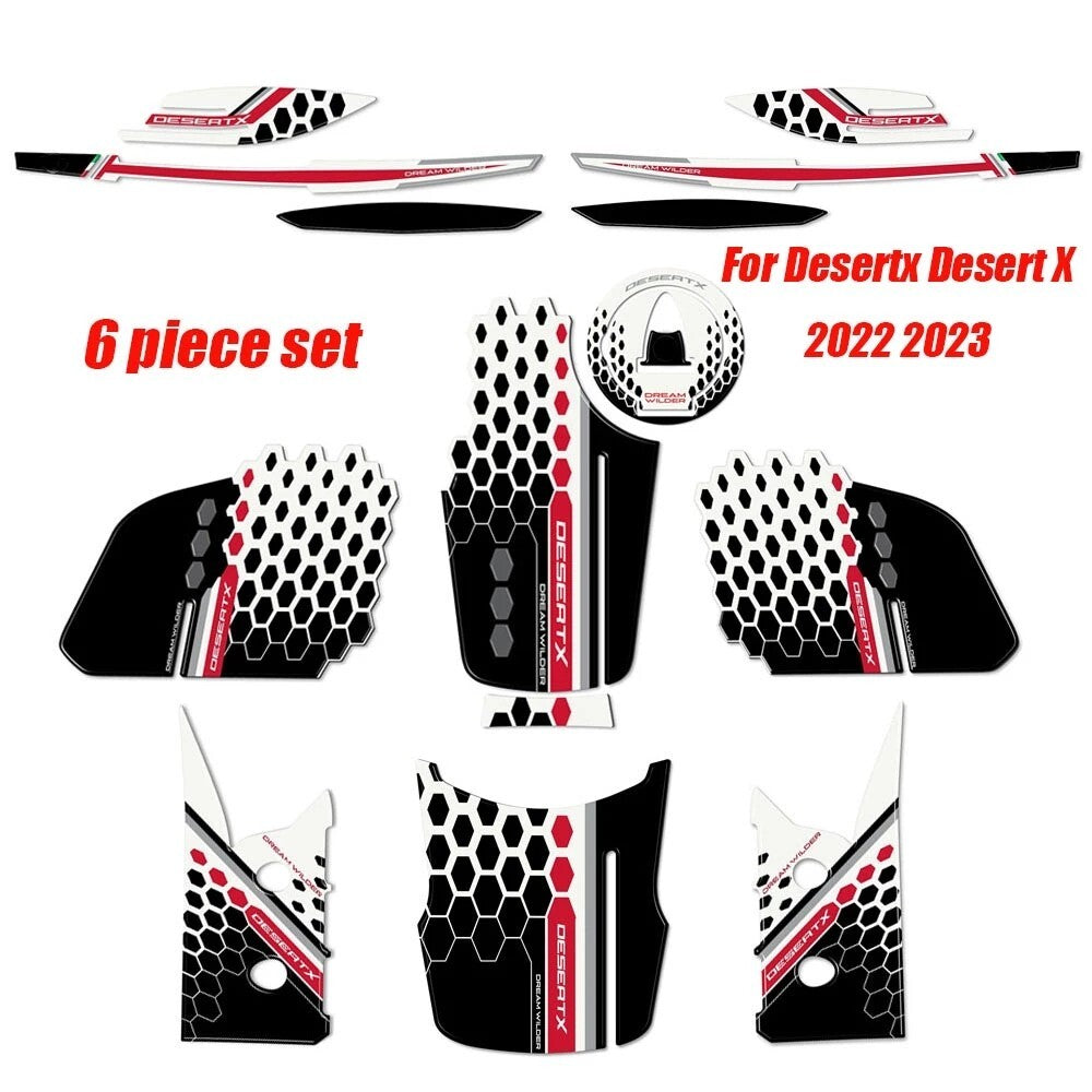 ya 2 7.16 New Graphic kit for Ducati Desert X Decal Sticker Desert x Whole Car Stickers