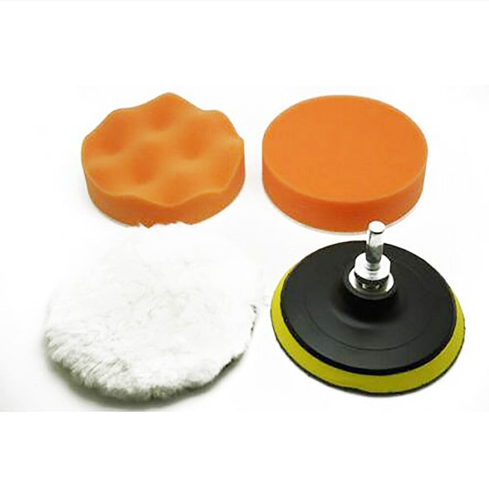 ya 5 8.7 4 inches Gross Polish Polishing Buffer Pad Sponge Kit Drill Adapter Car Polisher