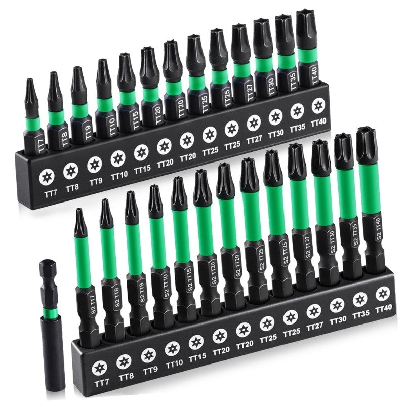 ya 26 27Pcs Steel Adapter Driver Bits Screwdriver Bit Tool For Multiple Surfaces