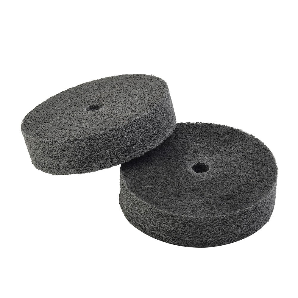 ya 17 2Pcs 3inch Nylon Fiber Wheel Polishing Buffing Disc Pad For Metal Finishing Pad