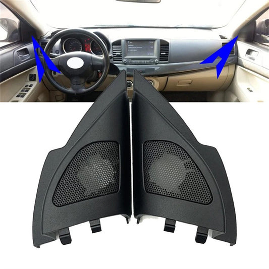 ya 2 6.26 1 pair of cover panels for Mitsubishi Lancer EX triangular horn tweeter speakers