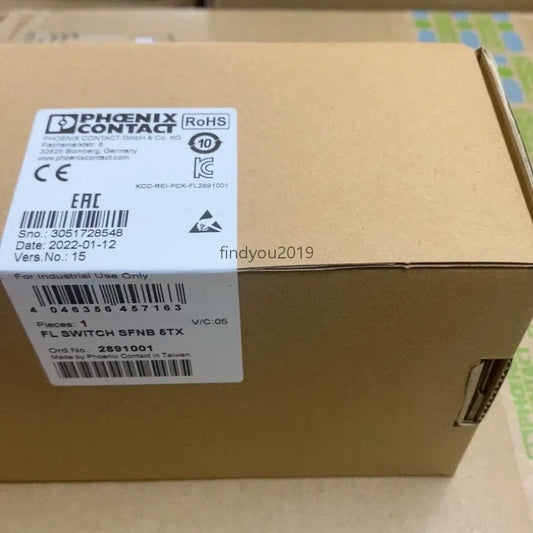 ya 16 1pc NEW Phoenix Contact 2891001 FL SWITCH SFNB 5TX Ethernet Switch FAST SHIP