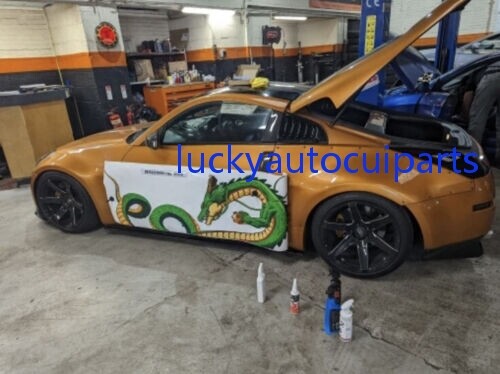 ya 1 7.8 Custom Delivery Racing Side Wrap Car Decal JDM DRAGON Two Sided Car (180 cm)