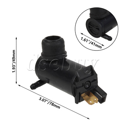 ya 5 8.7 Windshield Washer Pump 24V Micro Motor With Grommet Set Kit Car Accessories