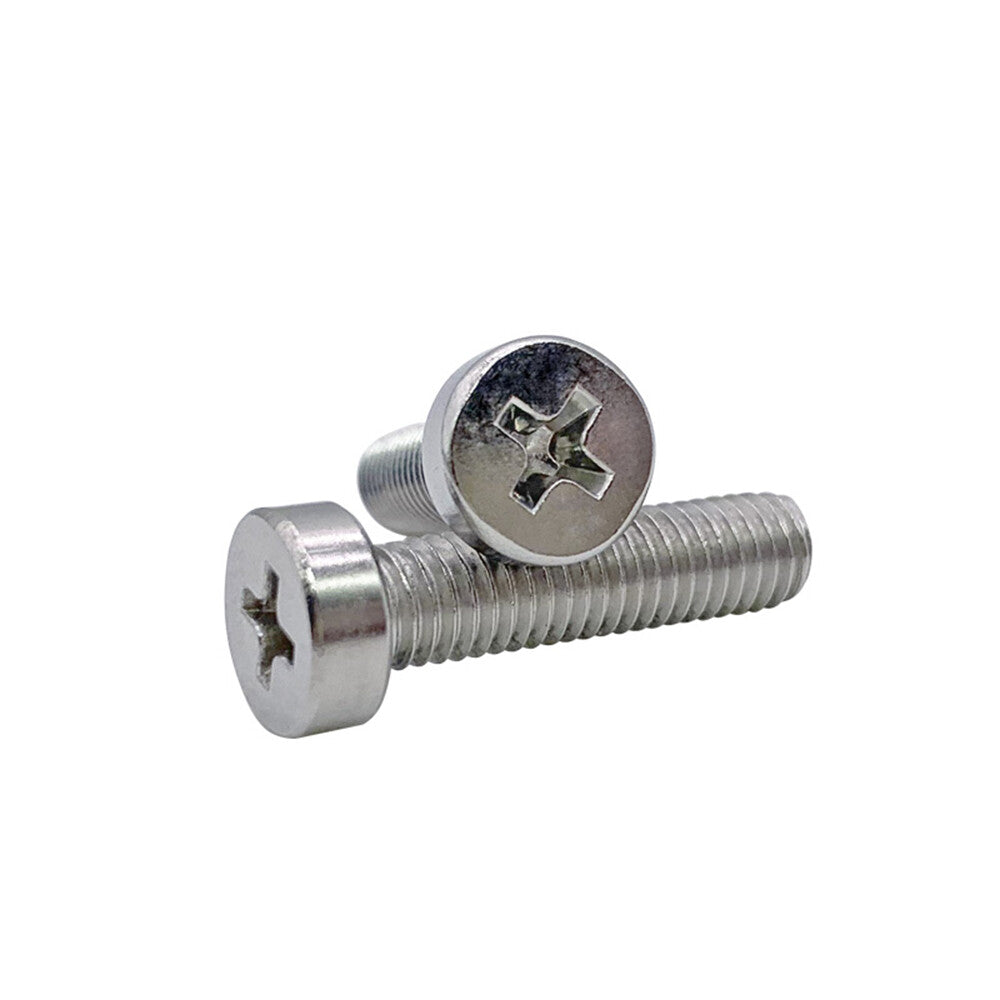 304 Stainless Steel Cross Recess Cheese Head Srew Thin Cap bolt M2.5 M3 M4 M5 M6