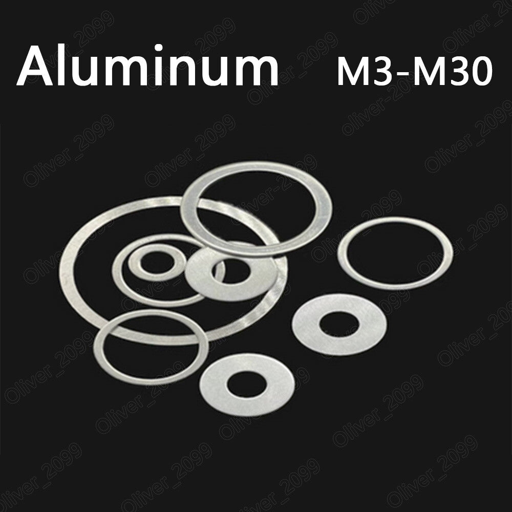 Aluminum Flat Washers Gaskets M3-M30