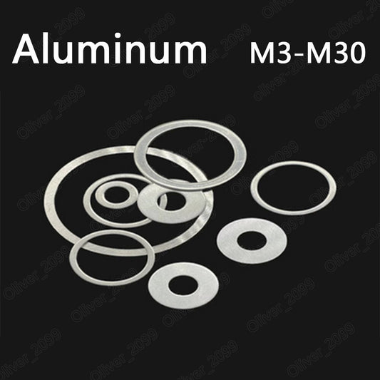 Aluminum Flat Washers Gaskets M3-M30