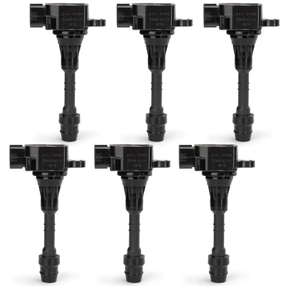 ya 5 8.7 6-Piece Ignition Coil Set Fits for Nissan Frontier Pathfinder Maxima 22448-8J115