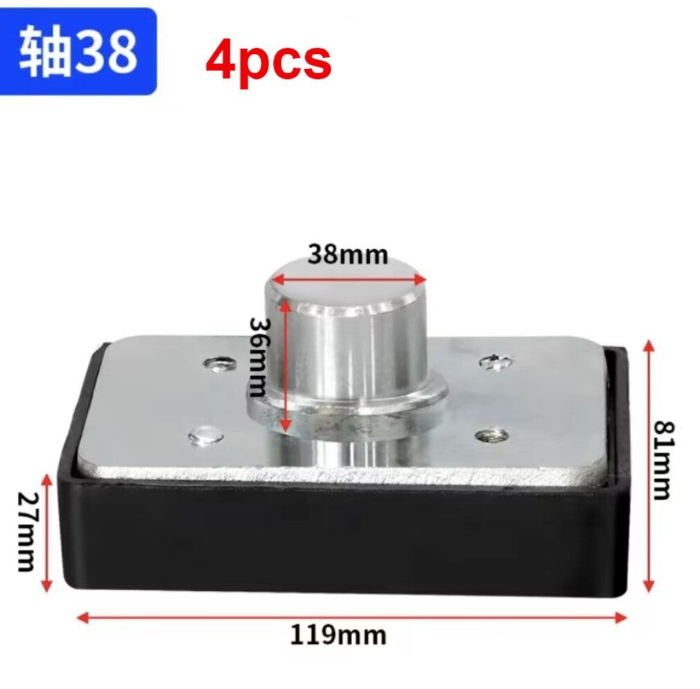 ya 1 7.1 4pc 35/38mm Car Lift Rectangular Rubber Tray Heightening Feet Pad