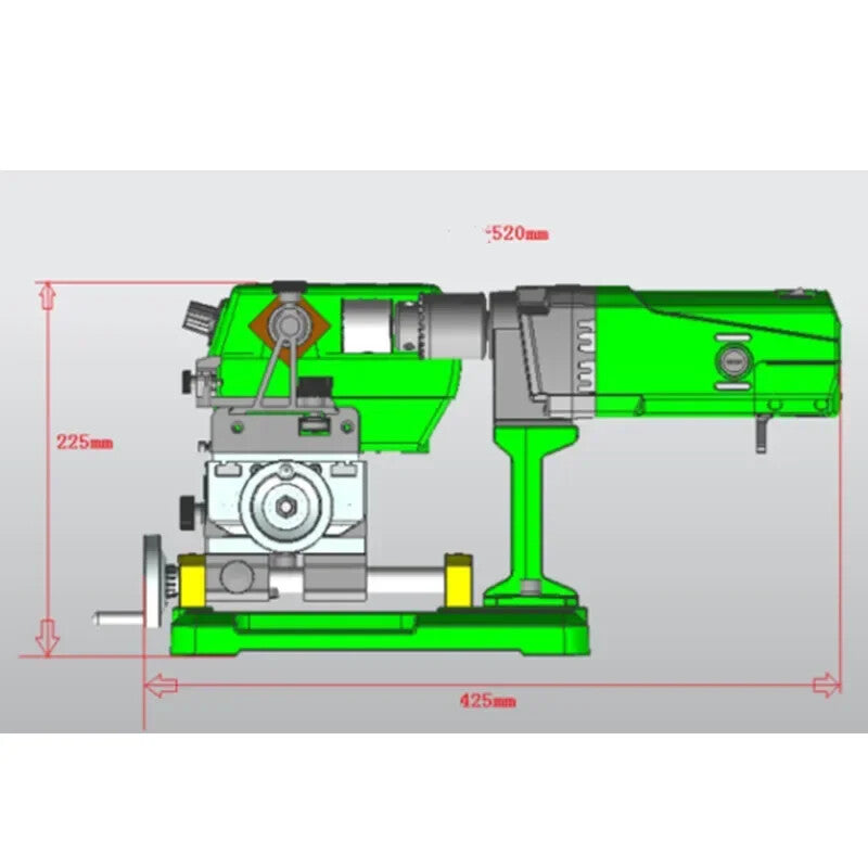ya 26 Bu ha Bead Machine Small Woodworking Micro Lathe Drill Grinding Bead Machine