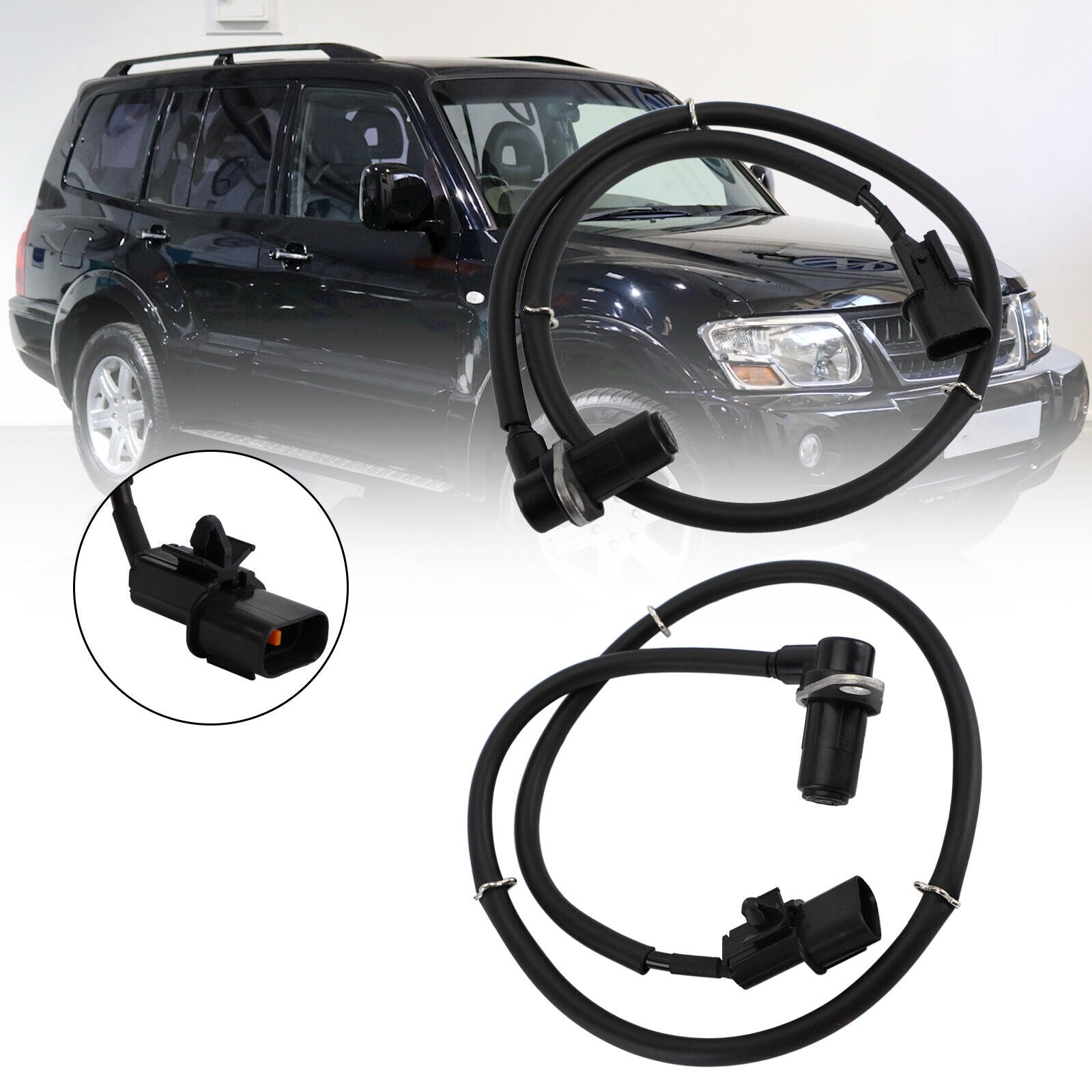 ya 1 8.5.2 2Pcs Rear Left&Right ABS Speed Sensor for SHOGUN 3.2 DI-D 1999-2006 D