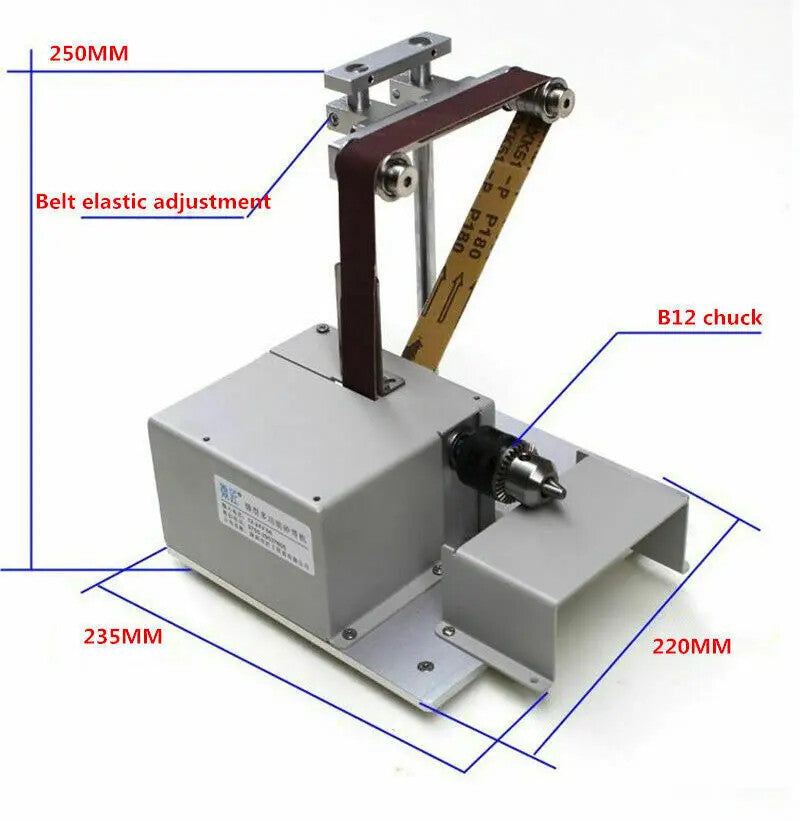 ya 17 Multi-function Polisher Belt Sander Polishing Machine Flexible Shaft 4in1