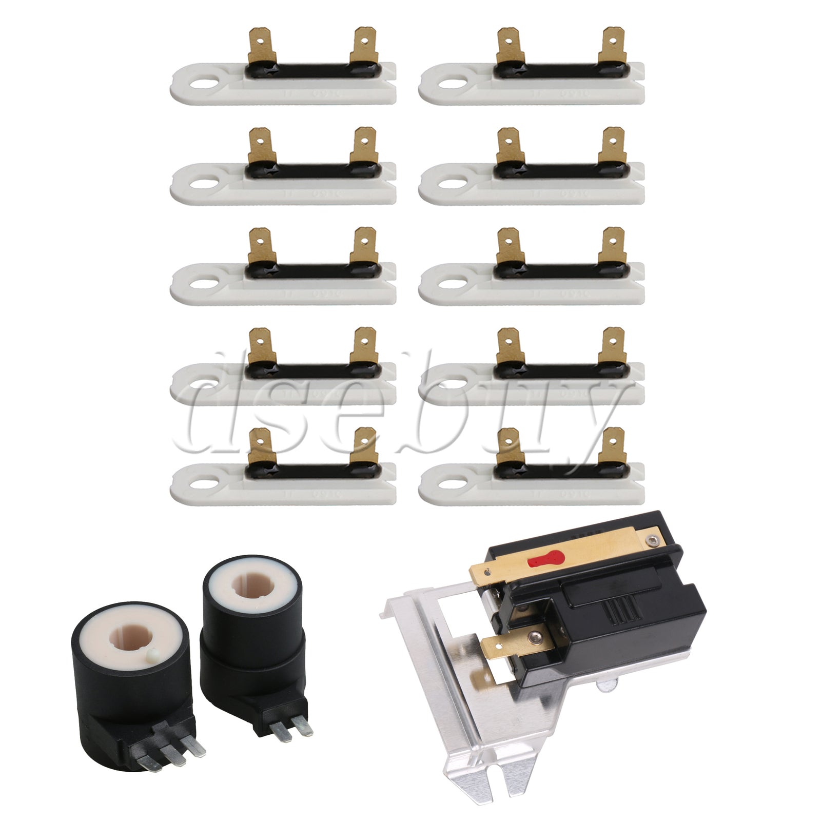 ya 26 AP6008294 Flame Sensor & Thermal Fuse Kit with 279834VP Coil Kit for Dryer