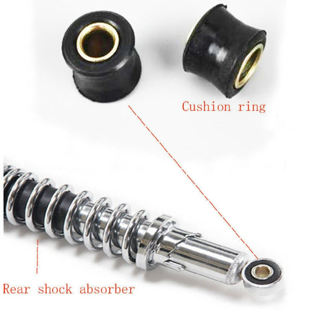 ya 5 8.7 4PCs 10mm Motorcycle Rear Shock Absorber Rubber Bush Enfiled Spare Part