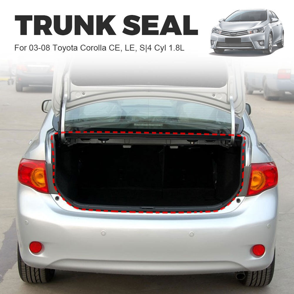 ya 5 8.7 64461-02070 Rubber Weatherstrip Rear Trunk Lid Seal For 2003-2008 for Toyota for COROLLA