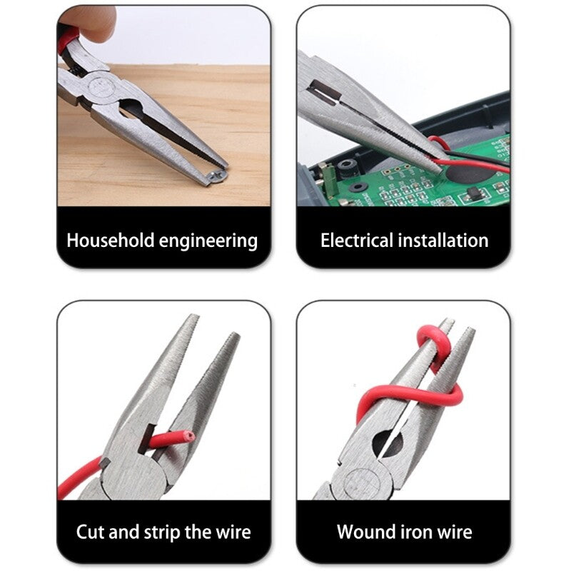 ya 25 Reliable 5 inch Spring Loaded Needle Nose Pliers for Home Repairs and Jewelry