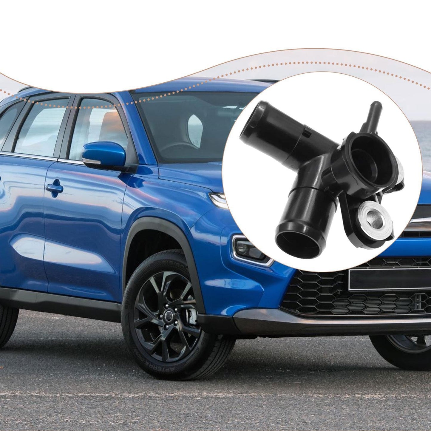 ya 5 8.7 Radiator Coolant Filler Neck 16502-21020 for for Toyota Succeed Sturdy