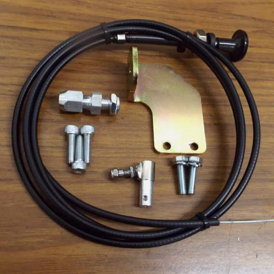 ya 10 10.28 P7100 P-pump Manual Fuel Shut Off Solenoid Kit Cable for Dodge 12v 6/4bt n