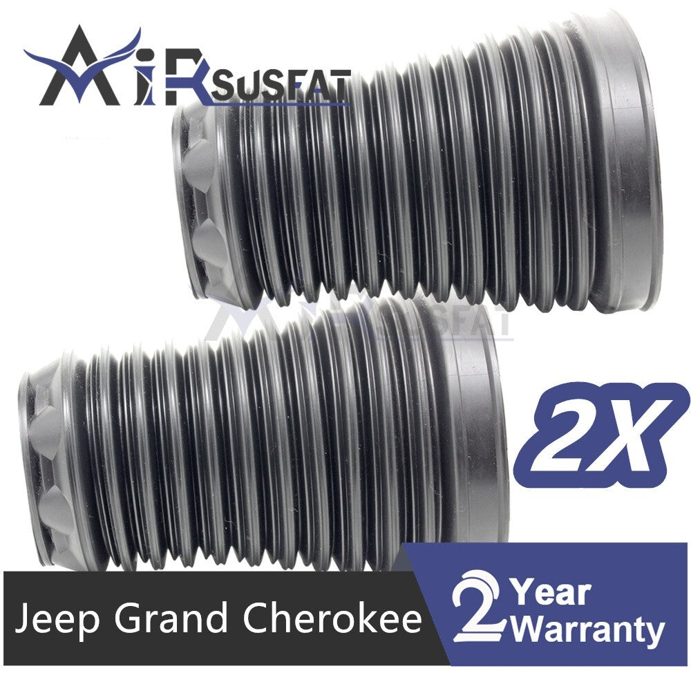 ya 1 8.5.1 2X Front Air Suspension Dust Cover Boots for Jeep Grand Cherokee WK2 11-18
