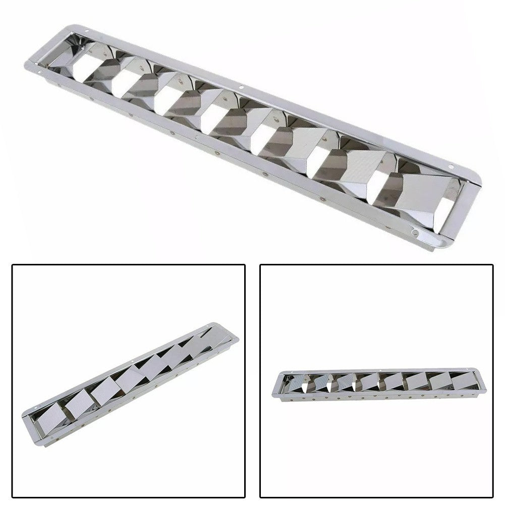 ya 14 Boat Stainless Steel Louver Air Vent 427mm Marine 8 Slots Ventilation New