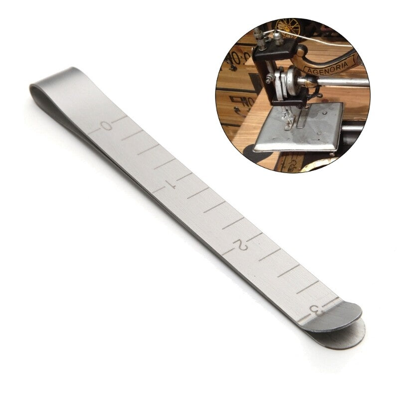 ya 14 20Pcs Metal Sewing Clips Stainless Steel Hemming Clips Fabric Measuring Ruler