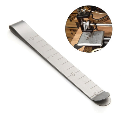 ya 14 20Pcs Metal Sewing Clips Stainless Steel Hemming Clips Fabric Measuring Ruler