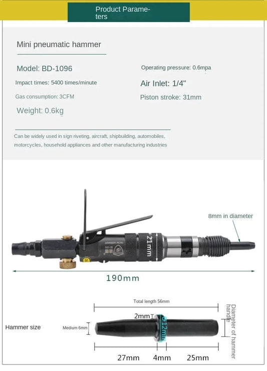 ya 17 BD-1096 Straight Pneumatic Industrial Grade Powerful iler