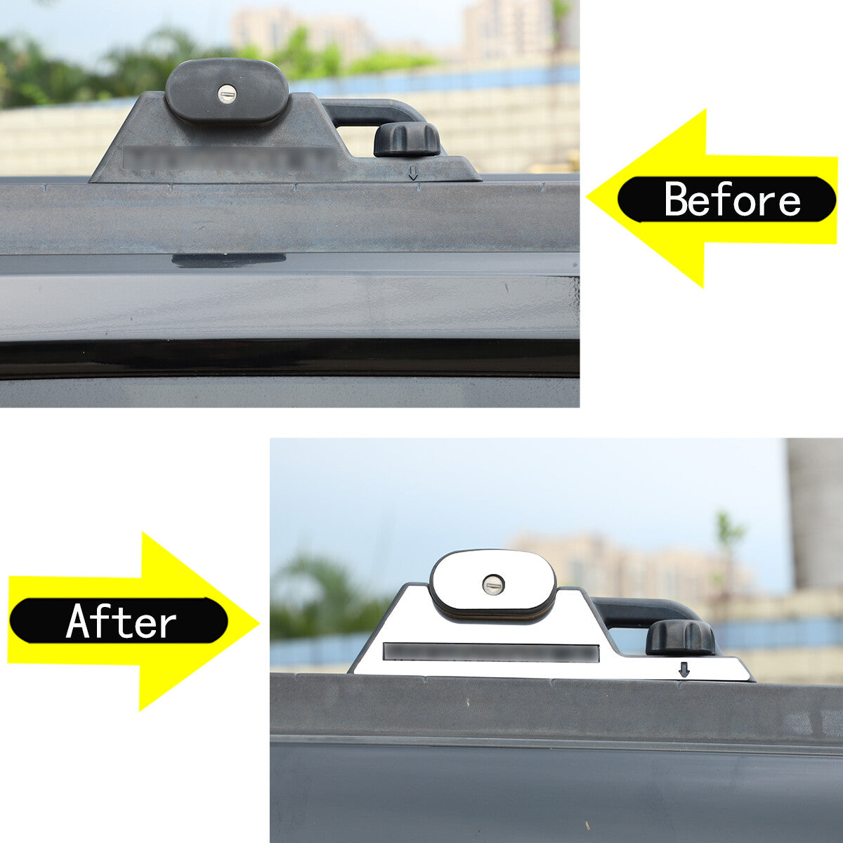 ya 1 8.5.2 Trunk Left Side Door Window Glass Sturdy Pocket for Frontier 2022 - 2023