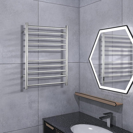 ya 28 For Bathroom Wall Mounted 10 Stainless Steel Bars Electric Heated Towel Rack
