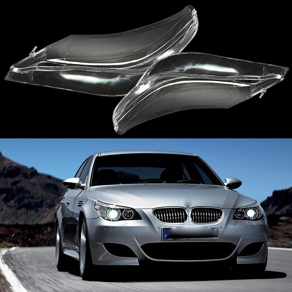 ya 13 5.27.2 Headlight Lens Cover Headlamp Shell for BMW E60 E61 525i 528i 530i 535i 2003-10