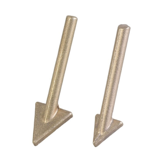 ya 25 Flat Triangular Soldering Tip for Kayak Bumper Repair Plastic Welding Tool 2pcs