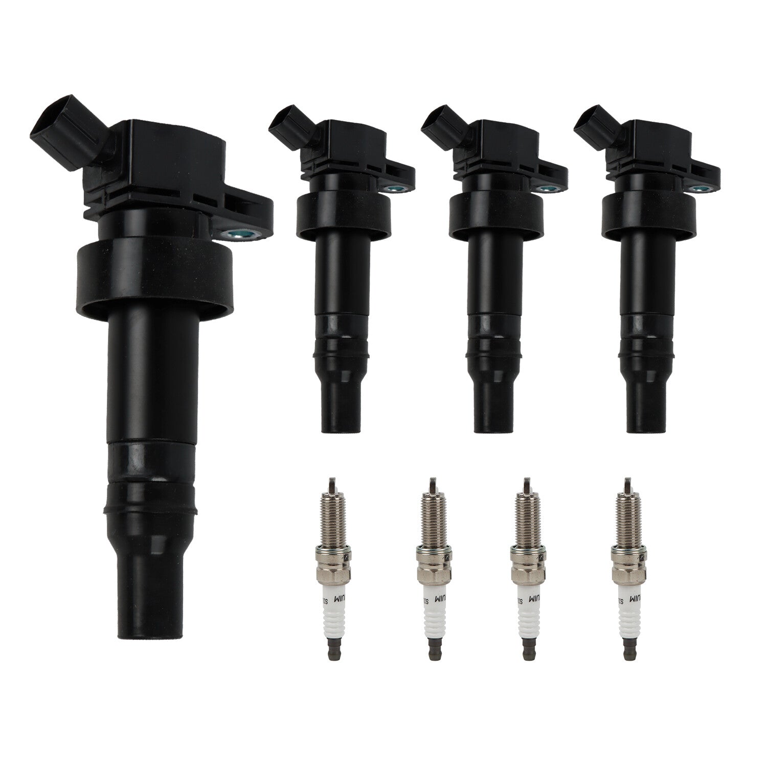 ya 5 8.7 4-Pack Ignition Coil/Iridium Spark Plug for Hyundai Accent 1.6L UF652 2011-19