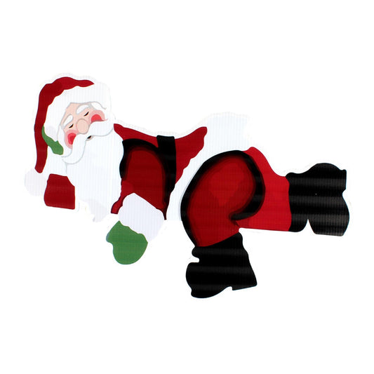 ya 25  Fence Peeper Decoration 2D Garden Fence Sign Or ment for Holiday