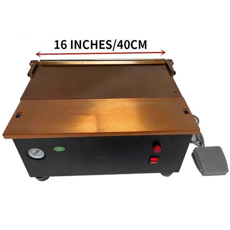 ya 26 7.28.3 Pneumatic Desktop Folding Machine Leather Album Wrapping Edge Folding Machinec