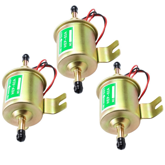 ya 27 7.2 3x Electric Fuel Pump for Lawn Mower Carburetor Gas Diesel Engine 2.5-4psi HEP-0