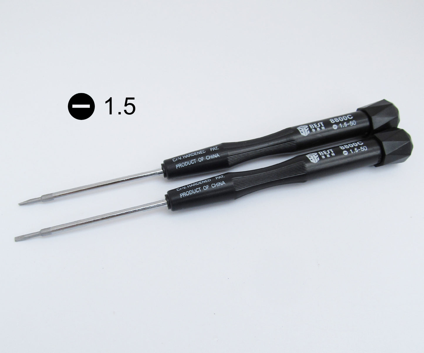 ya 14 10pcs BEST 8800C-50 Slotted Flat 1.5mm Pision Screwdriver Repair Tool