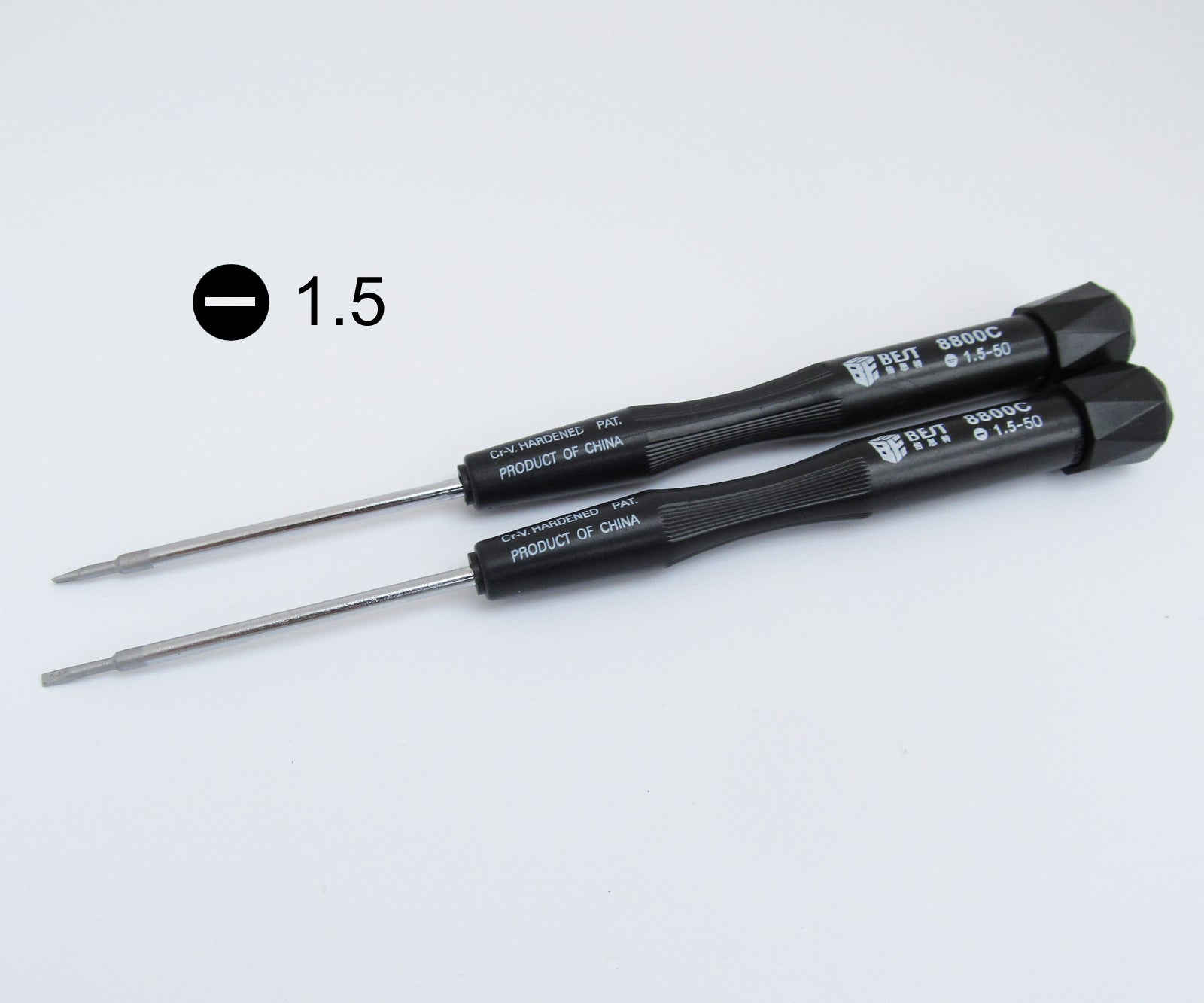 ya 14 10pcs BEST 8800C-50 Slotted Flat 1.5mm Pision Screwdriver Repair Tool