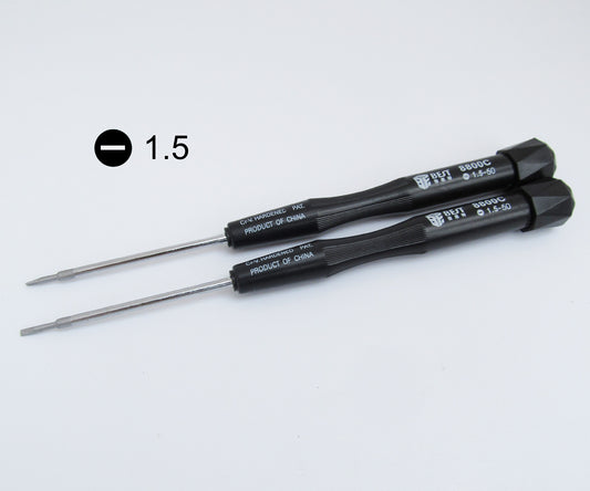 ya 14 10pcs BEST 8800C-50 Slotted Flat 1.5mm Pision Screwdriver Repair Tool