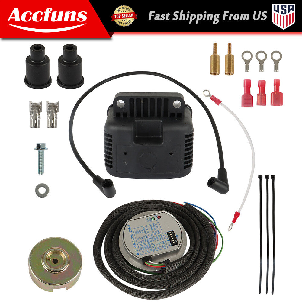 ya 4 6.22 For Evo Big Twin XL Sportster Single Fire Prog for Ram mable Ignition Coil Kit 53-660
