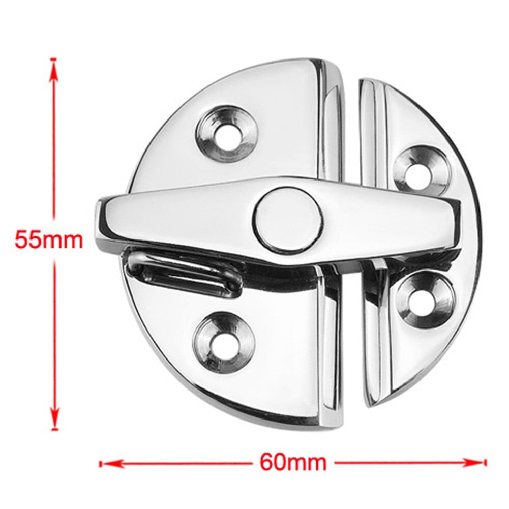 ya 5 8.7 Boat Door Catch Latch 180 Marine Cabinet Lock 316 Stainless Steel Round