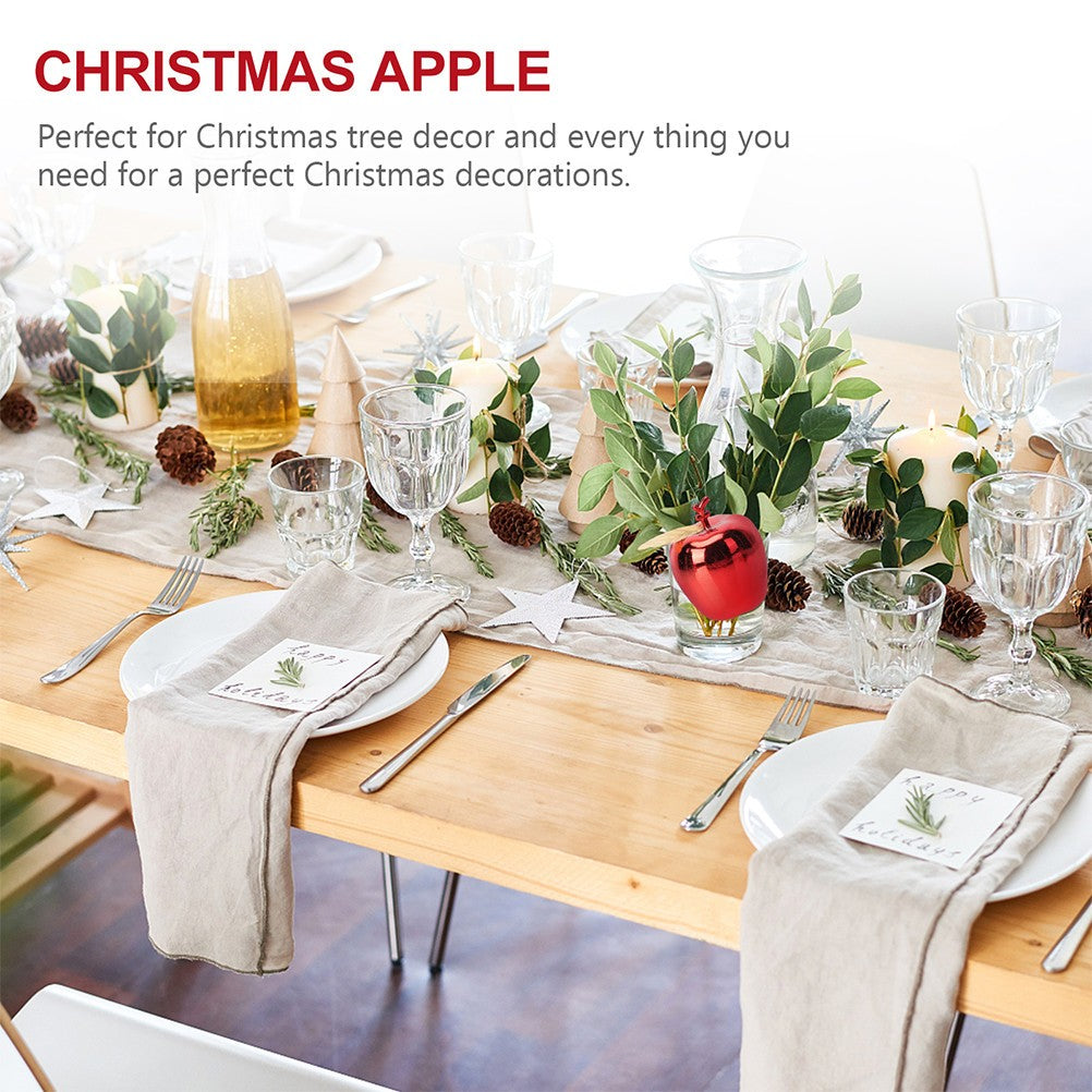 ya 25 12 Pcs Apple Tree Decorations Or ments Plastic Hanging Apples Kids