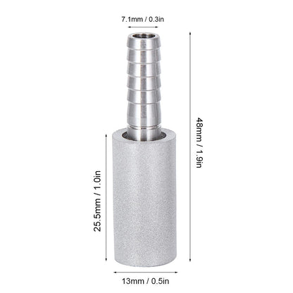 ya 26 2Pcs 0.5¦Ìm Diffusion Stone Stainless Steel Aeration Stone With 1/4 Inch
