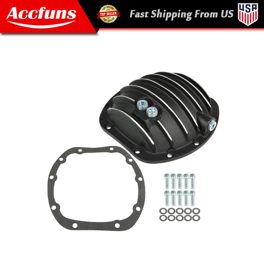 ya 2 6.26 for Jeep Dana 30 25 27 10 bolt rear differential cover with gasket and drain plug