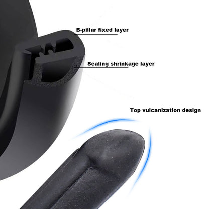 ya 5 8.7 2X for Subaru Accessory Car Door B Pillar Rubber Weatherstrip Seal Edge Molding