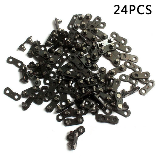 ya 17 24 Sets 0.325 .050 & .058 Chainsaw Chain Master Links Repair Preset Tie Straps