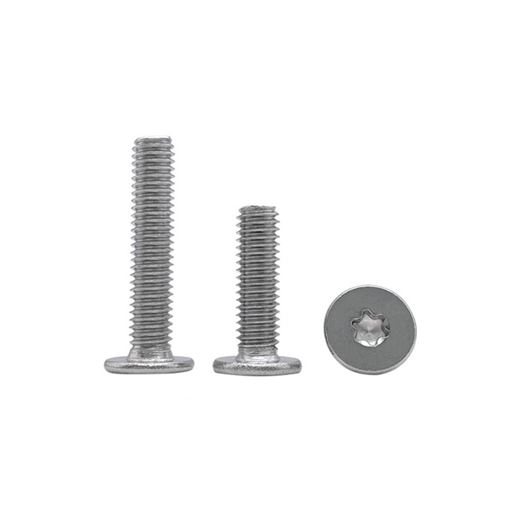 304 Stainless Steel Torx Socket Utrathin Flat Head Screws M1.6 M2 M2.5 M3 Select