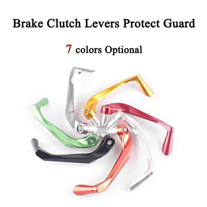 ya 5 8.7 Universal Brake Clutch Levers Bars Guard Protector For Motorcycle 7-Colors